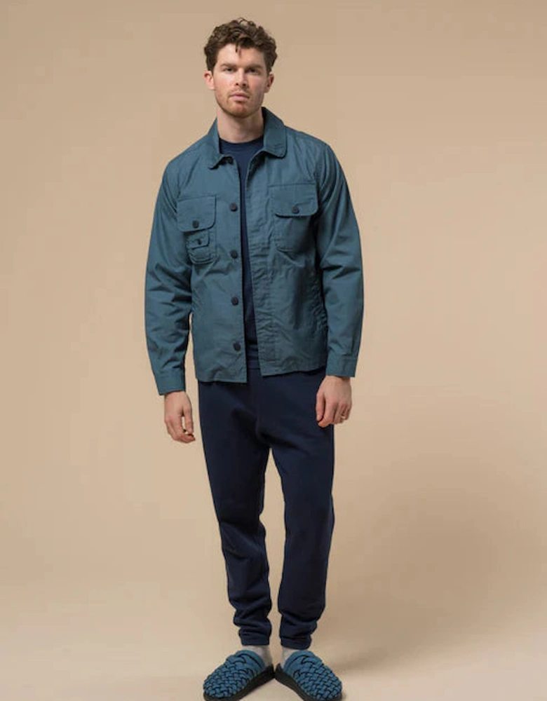 Quincy Overshirt Jacket - Blue Fusion