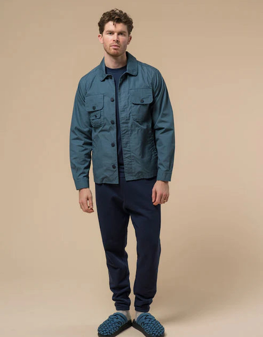 Quincy Overshirt Jacket - Blue Fusion