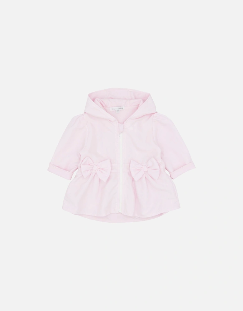 Girls Pink Cotton Summer Jacket