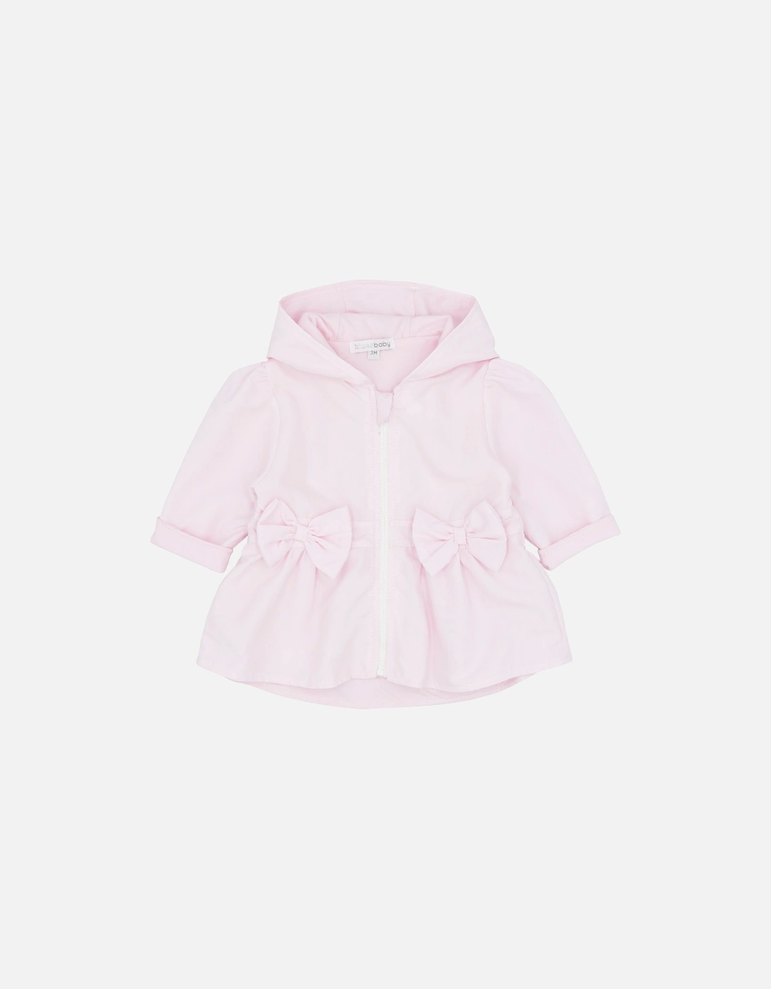 Girls Pink Cotton Summer Jacket, 5 of 4