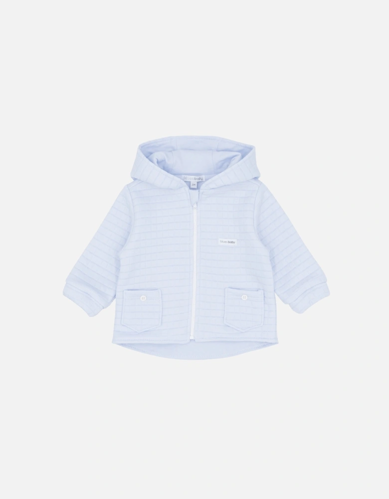 Boys Pale Blue Quilted Jacket