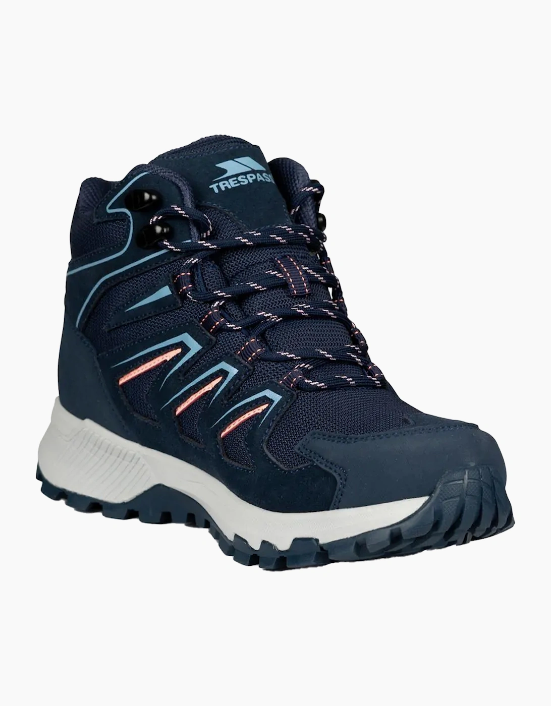 Trespass Women's Navy / Janick Suede Waterproof Walking Boots - : Size 8 Uk