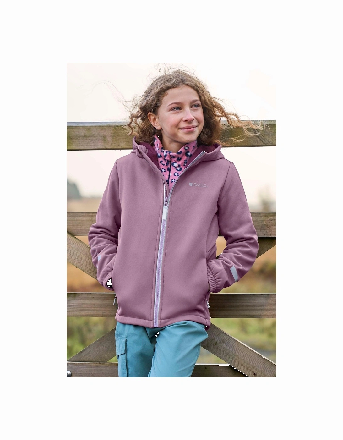 Childrens/Kids Huxley Reflective Soft Shell Jacket, 2 of 1