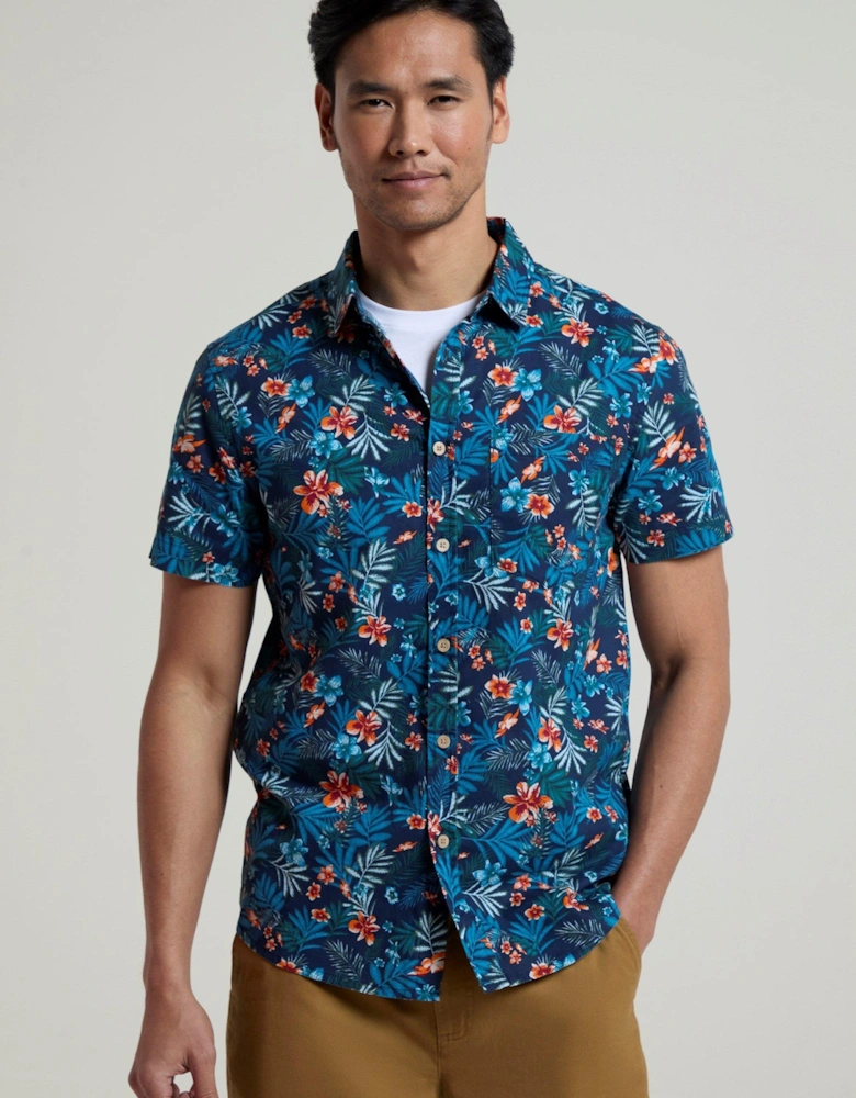 Mens Tropical Short-Sleeved Shirt