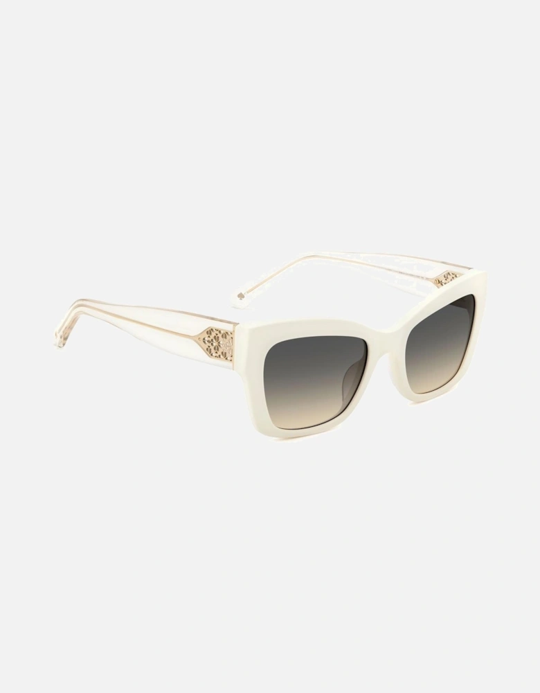 Acetate Sunglasses with 100% UV Protection Women - White