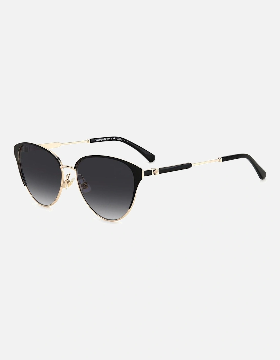 Metal Frame UV Protection Sunglasses Women - Black, 4 of 3
