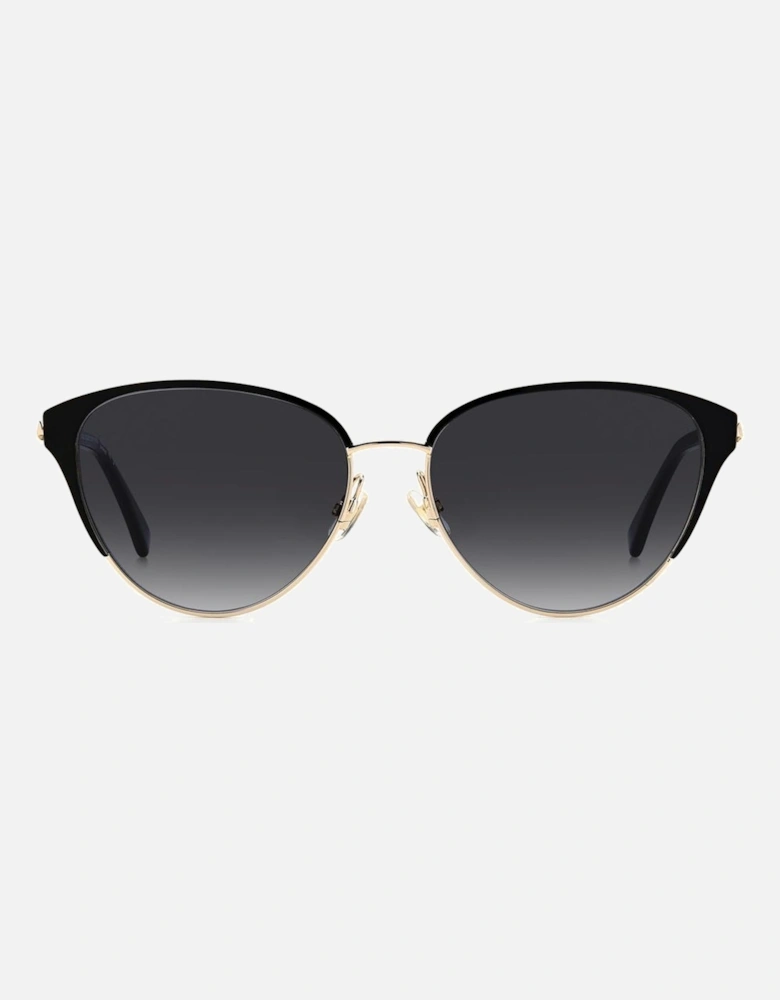 Metal Frame UV Protection Sunglasses Women - Black