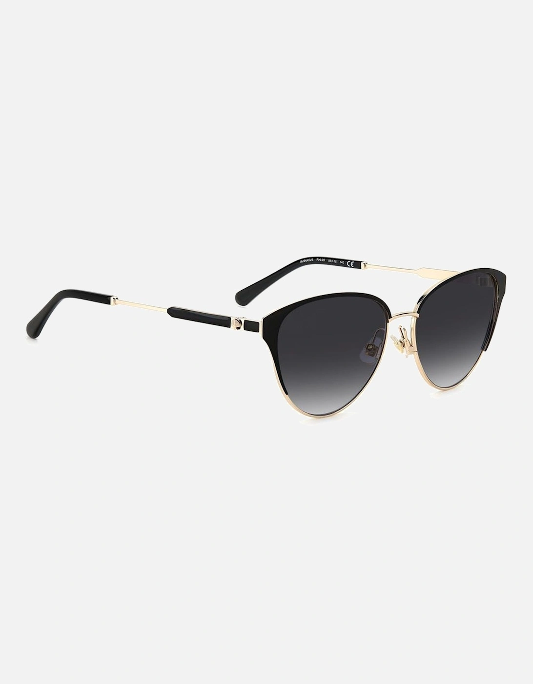 Metal Frame UV Protection Sunglasses Women - Black