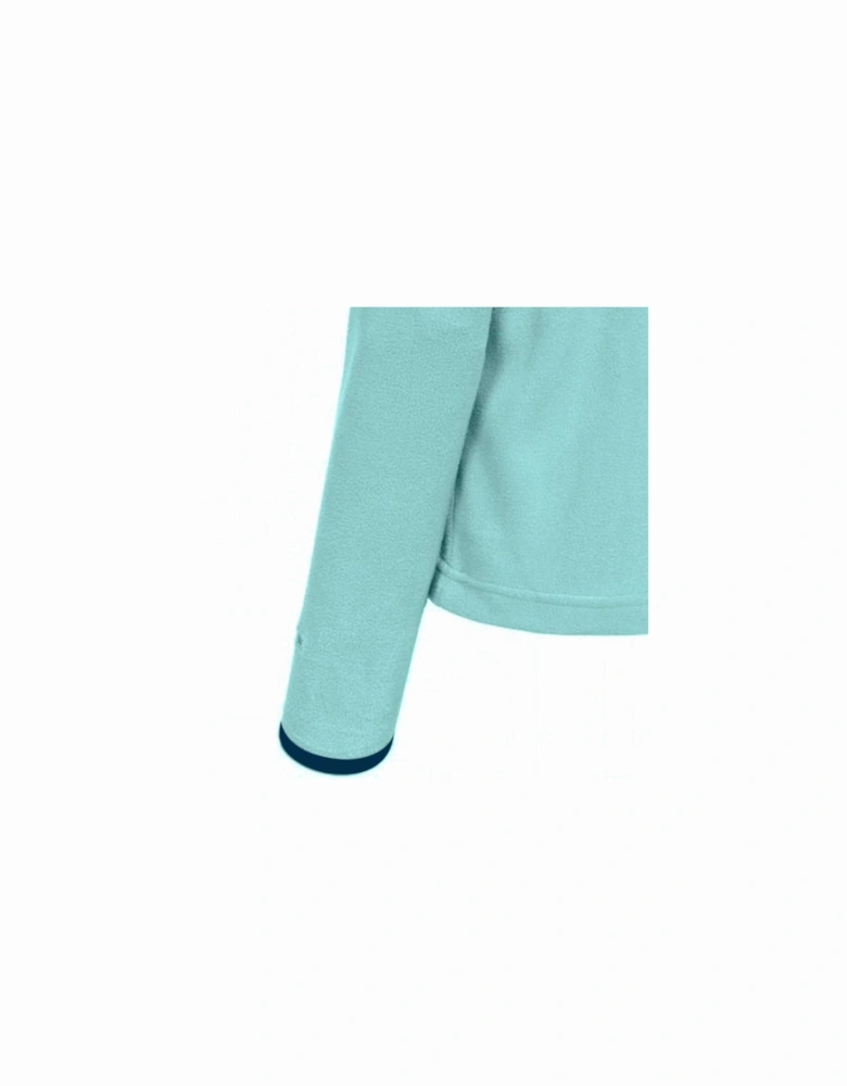 Childrens Girls Sybil Half Zip Microfleece Top