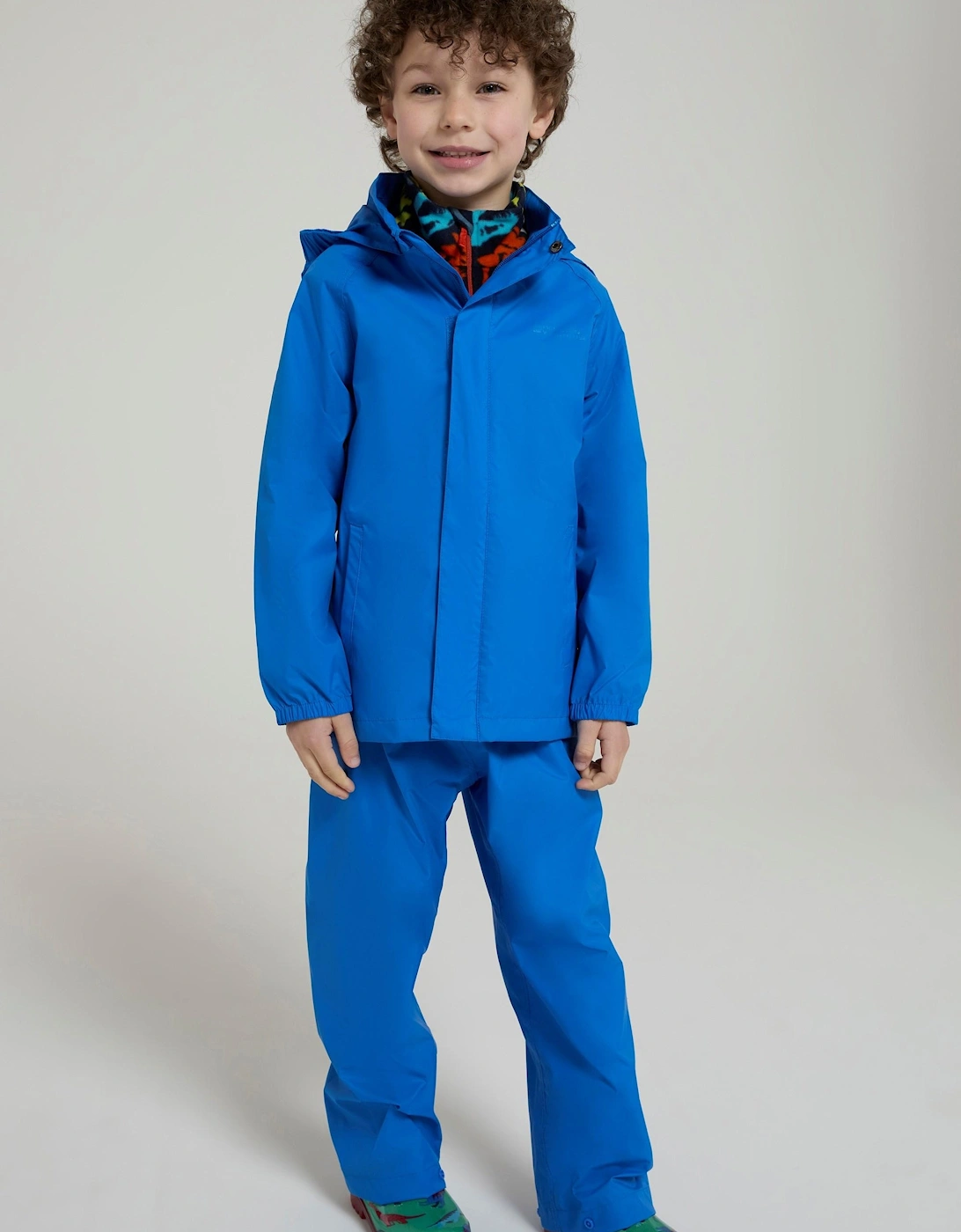 Mountain Warehouse Boys Blue Childrens/ Pakka Ii Waterproof Over Trousers - Size: 3 Years/4 Years Kids