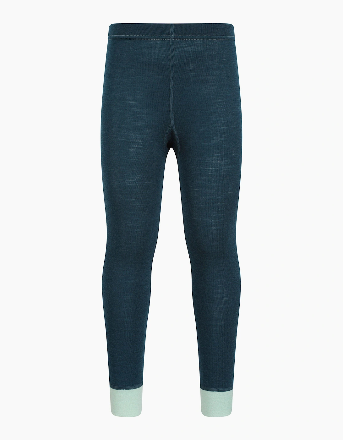 Mountain Warehouse Boys Blue/Green Childrens/ Ii Merino Wool Base Layer Bottoms - Size 3 Years/4 Years Kids