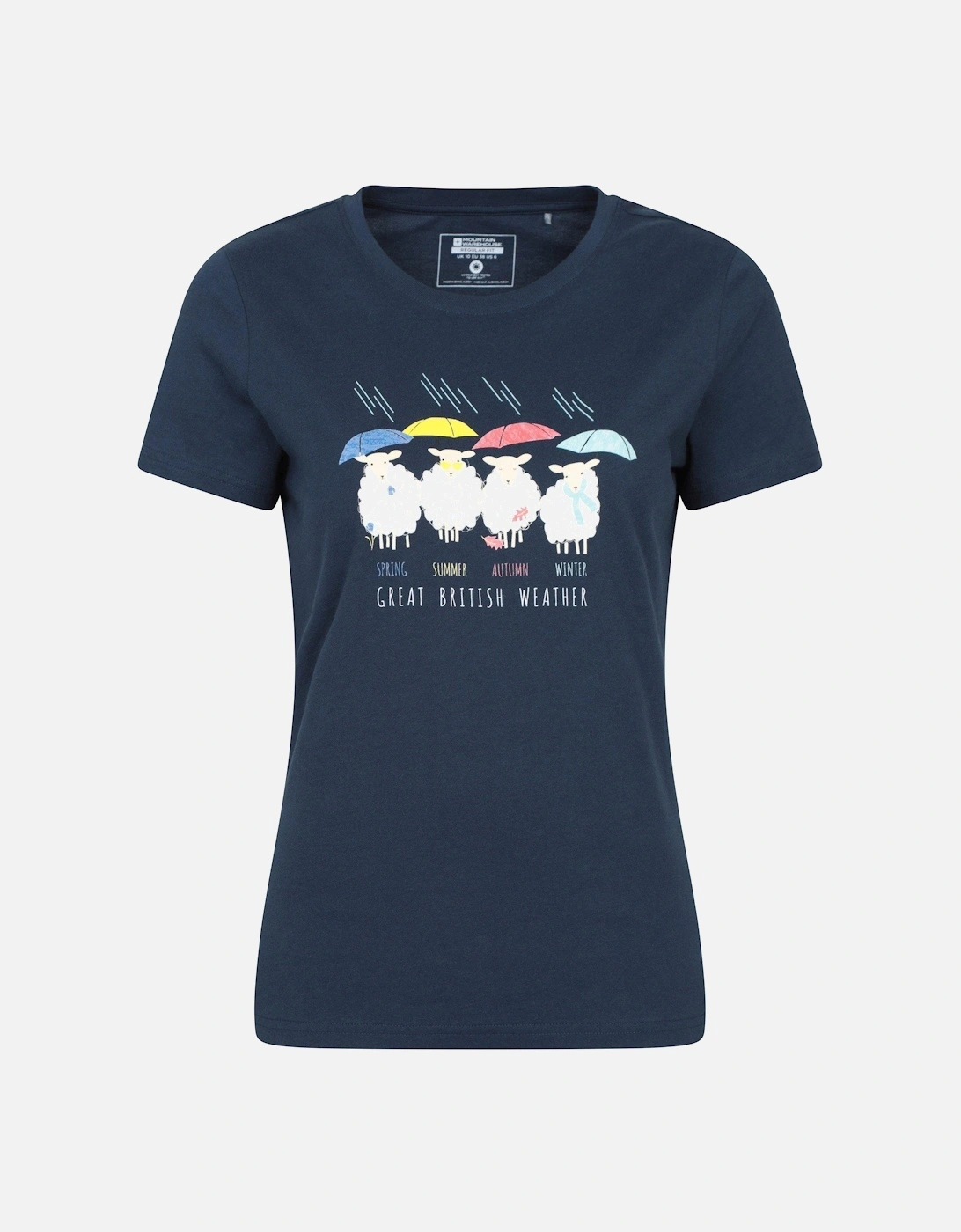 Womens/Ladies Great British Weather T-Shirt, 2 of 1