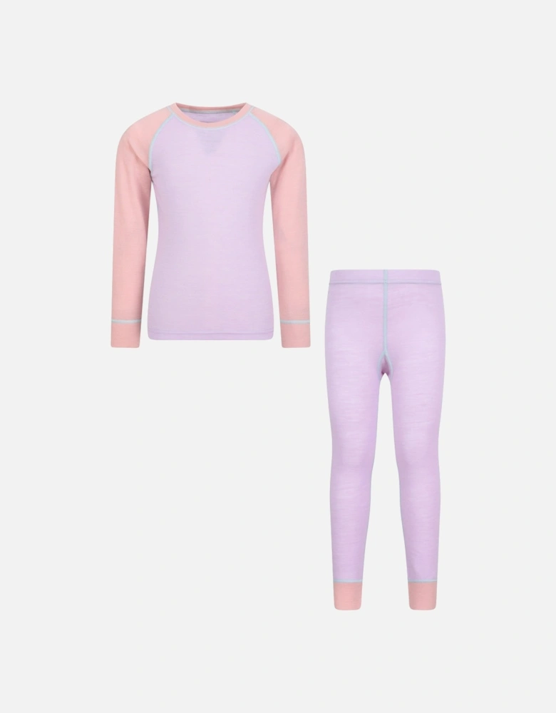 Childrens/Kids Merino II Base Layer Set