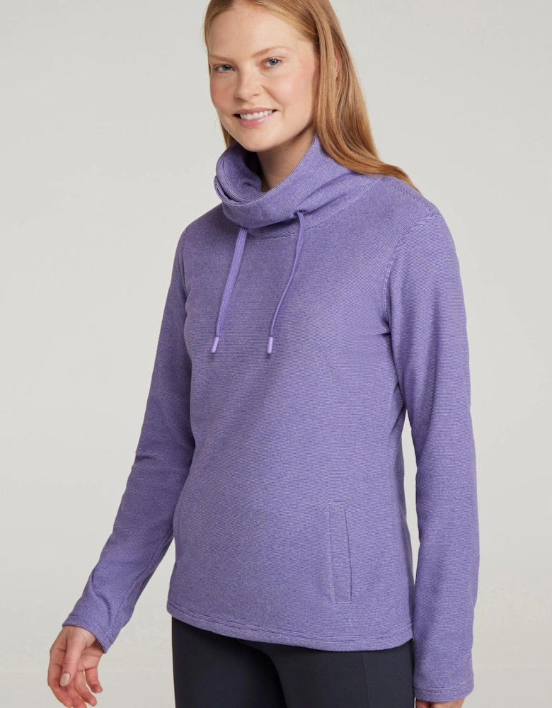 Womens/Ladies Hebridean Cowl Neck Fleece Top