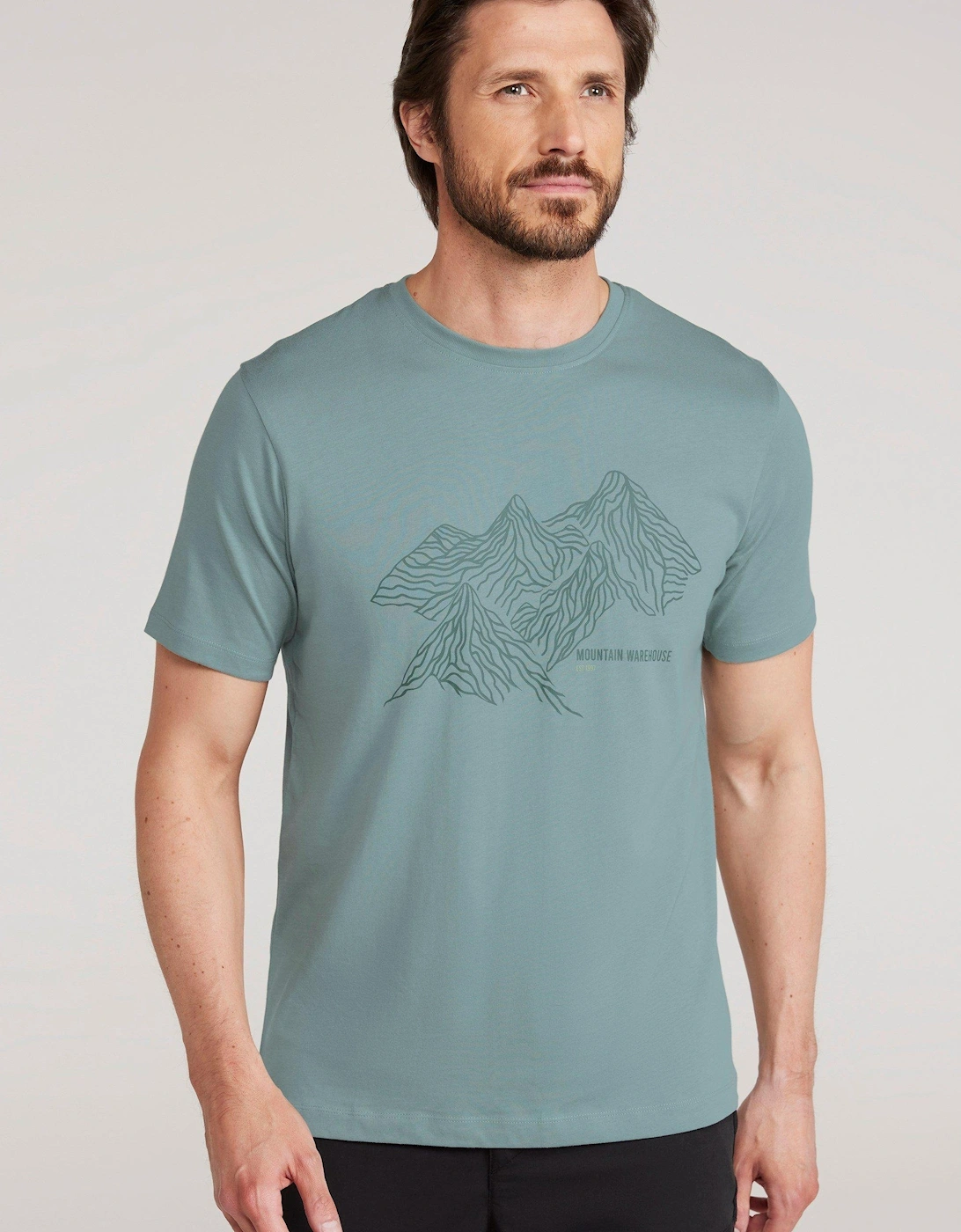 Mens Tonal Organic T-Shirt, 2 of 1