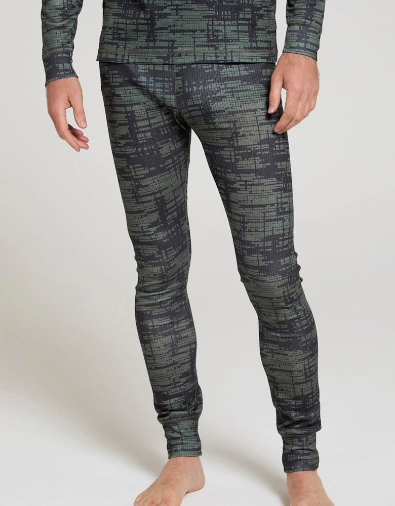 Mens Talus Dash Print Thermal Bottoms