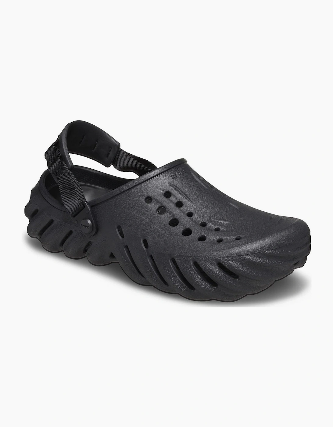 Crocs Men's Black Echo Clogs - Size: 10