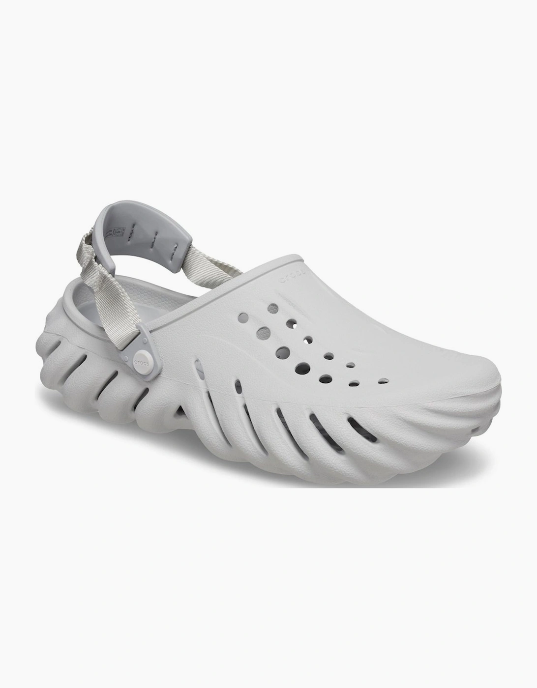 Crocs Men's White Echo Clogs - Size: 7
