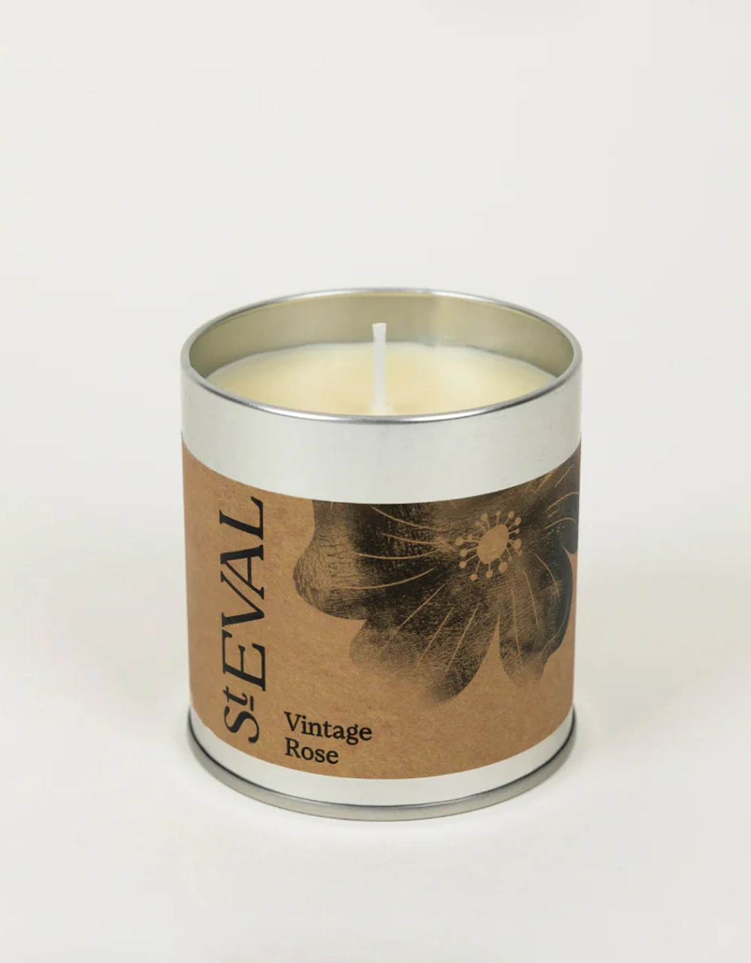 St Eval Vintage Rose Scented Tin Candle