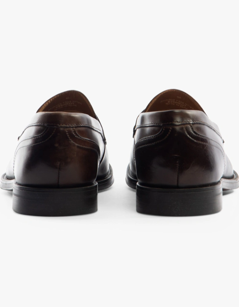 London KENNEDY Mens Shoes Dark Brown