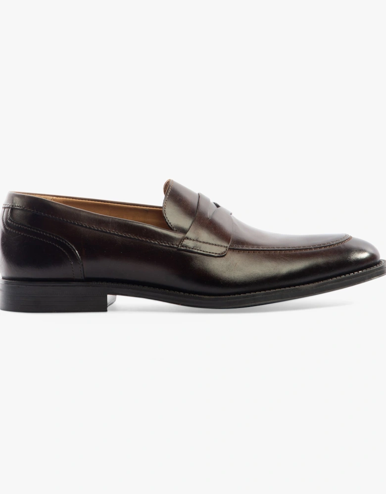 London KENNEDY Mens Shoes Dark Brown