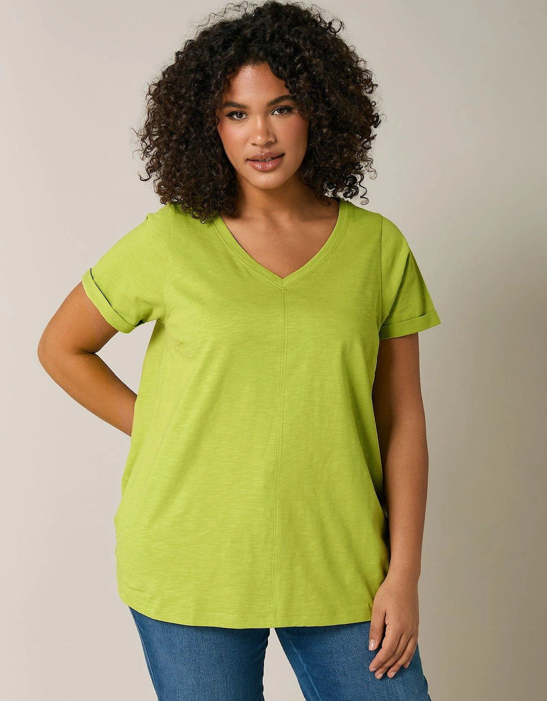 Jersey Slub T-Shirt - Green, 2 of 1