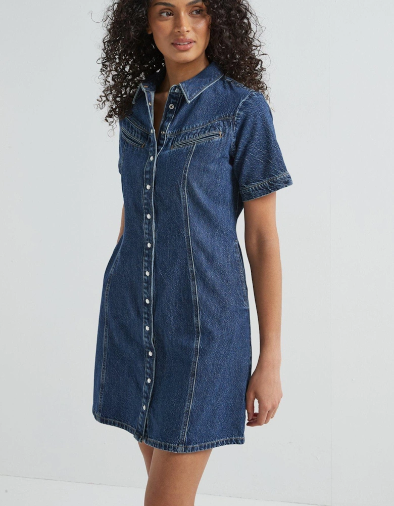 Rinoa Denim Dress - Sledge Sister Blue