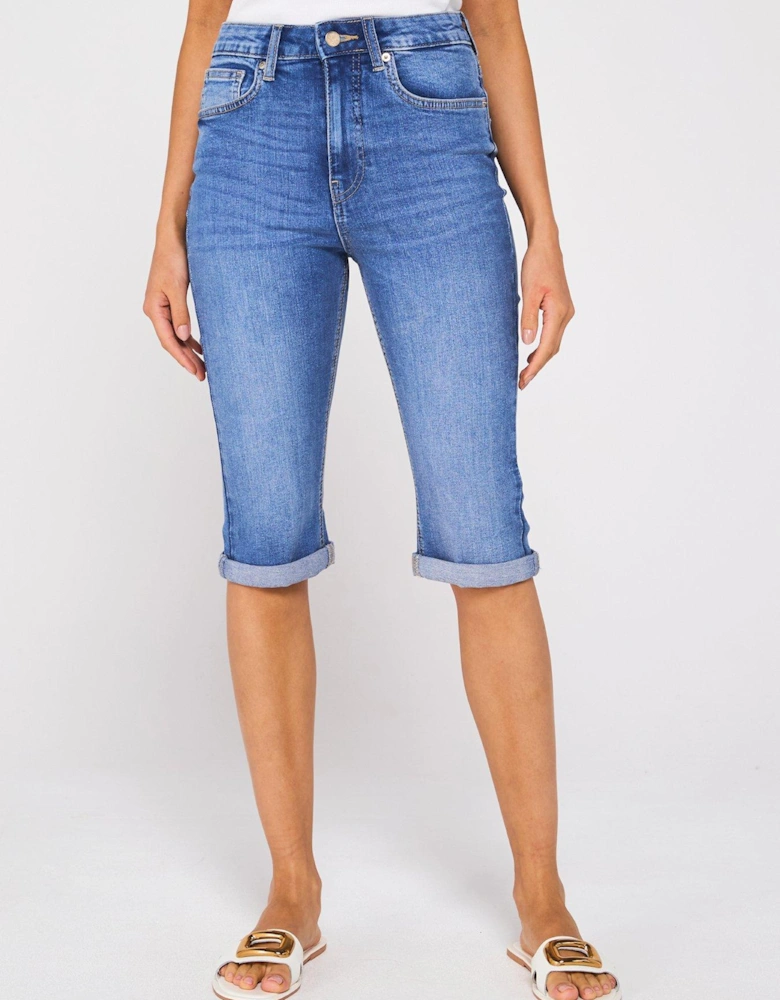 Sydney Denim Shorts - Mid Wash