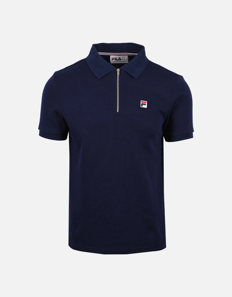 Benjamin Zip Polo Navy