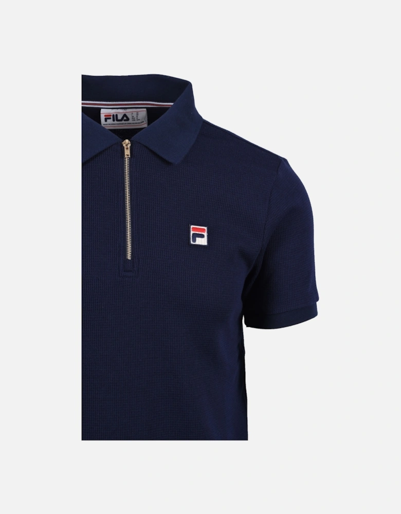 Benjamin Zip Polo Navy