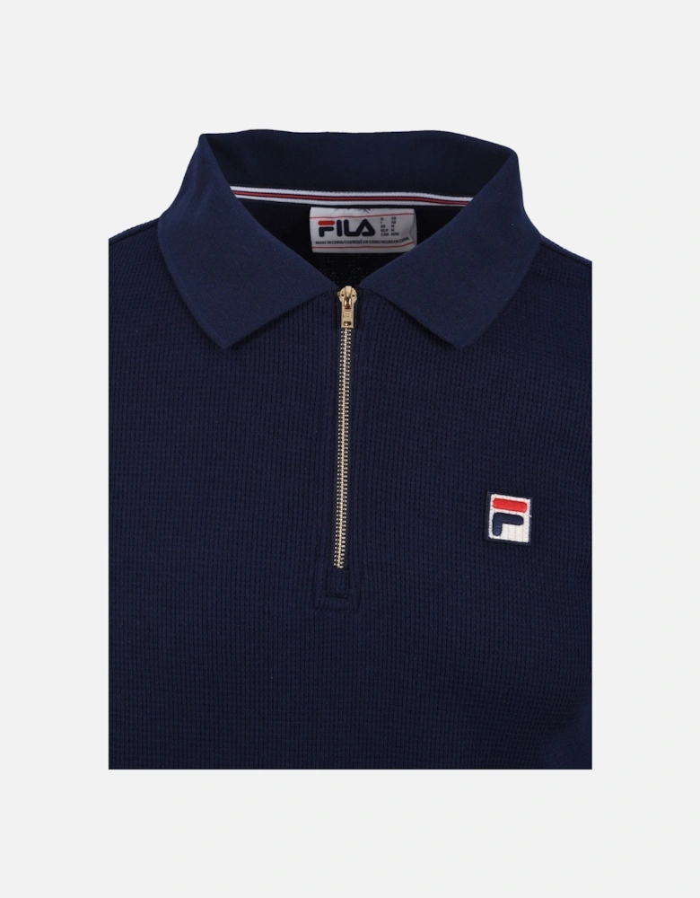 Benjamin Zip Polo Navy