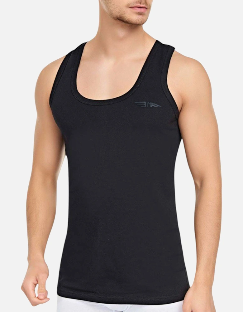 Mens Sleeveless Vest Tank Tops Basic Cotton Gym Workout T Shirts Mens Undershirt