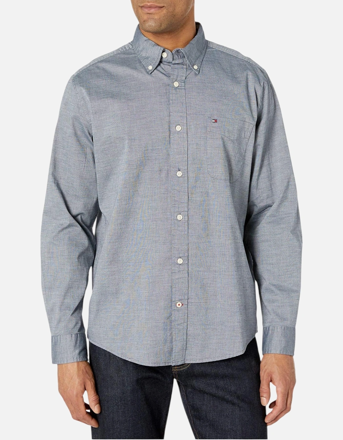Tommy Hilfiger Men's TOMMY HILFIGER Mens Oxford Shirt - Grey