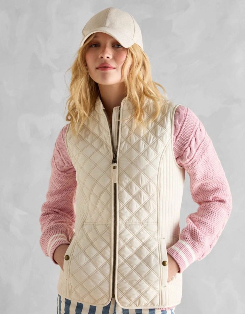 Minx Womens Diamond Quilt Gilet 223560