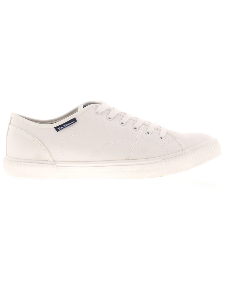 Mens Canvas Shoes Canvey white UK Size