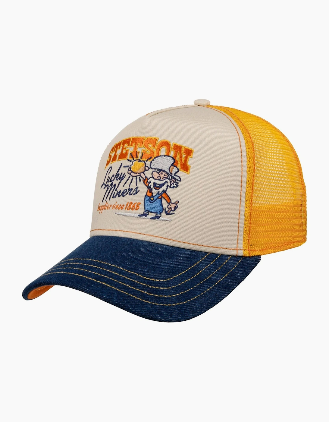 Stetson Men's Blue Trucker Cap