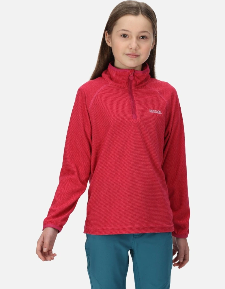 Boys & Girls Loco Zip Neck Stretch Fit Micro Fleece Jacket Top