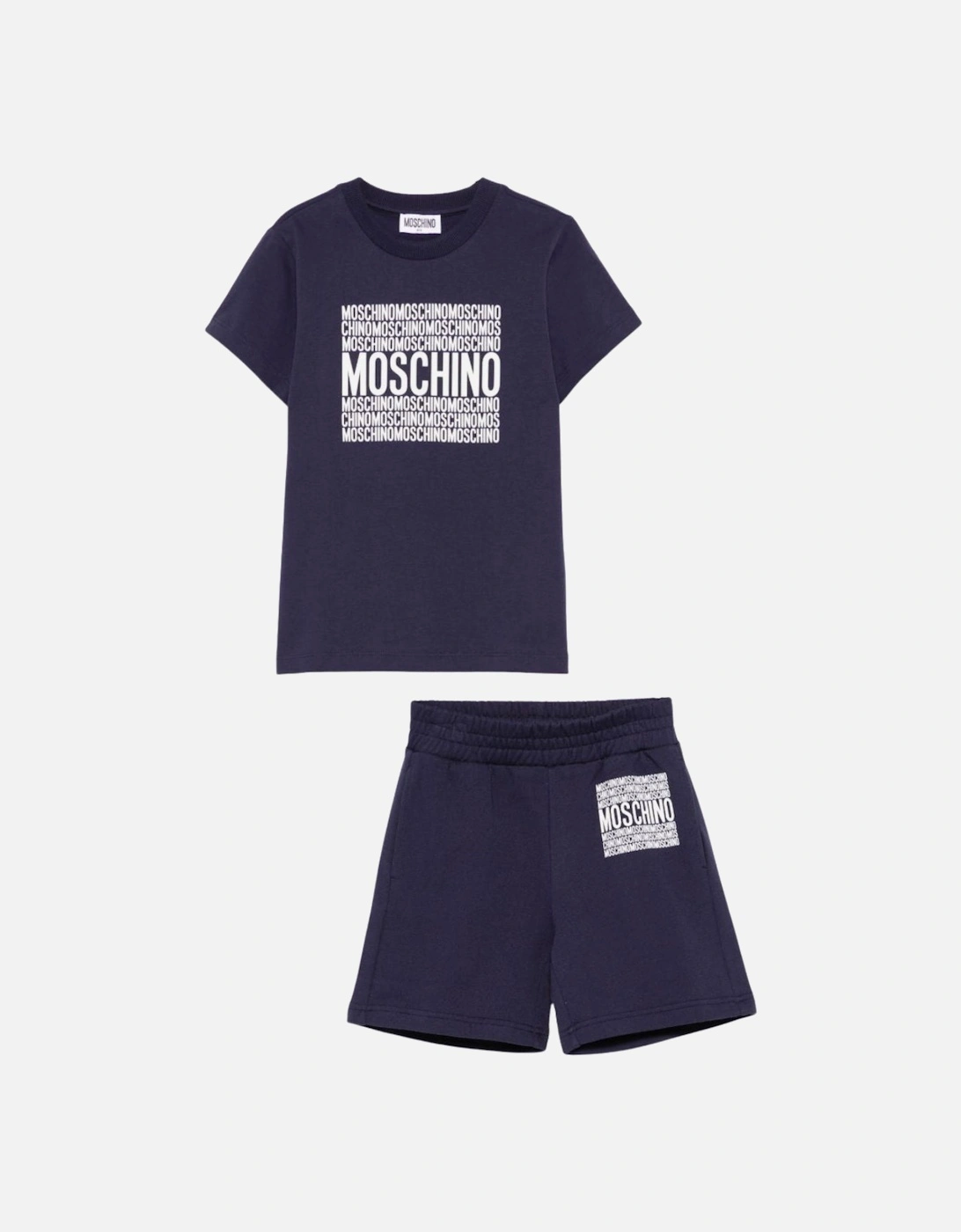 NAVY SHORTS SET H6M04K-HUQ028