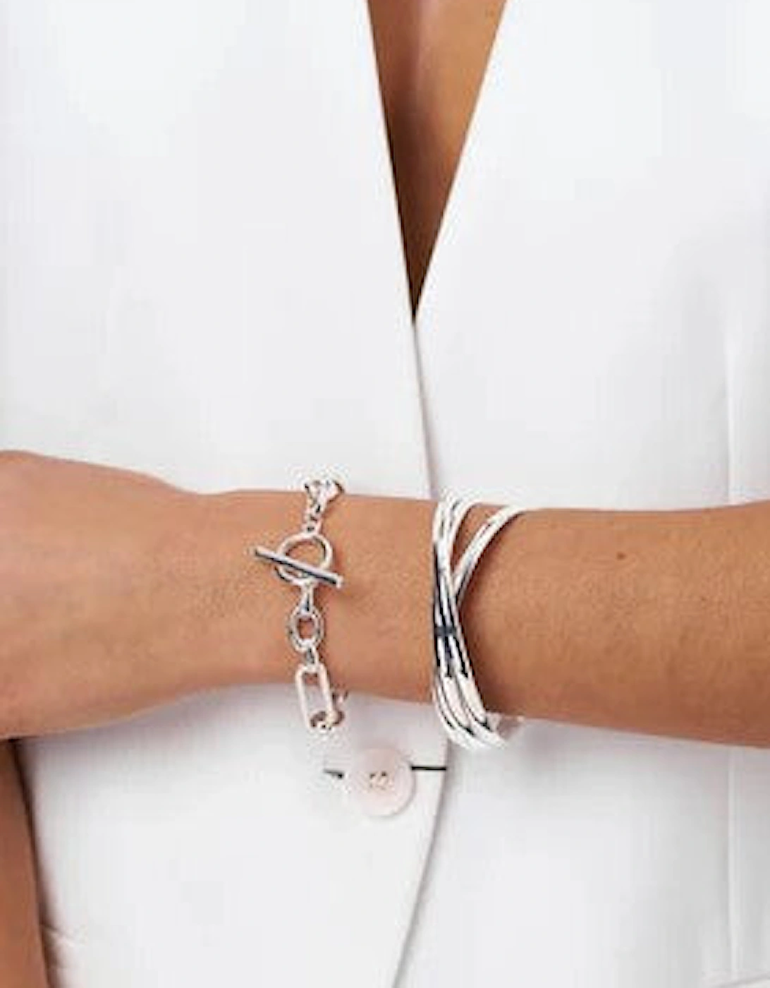 Interlocking Bangles - Silver