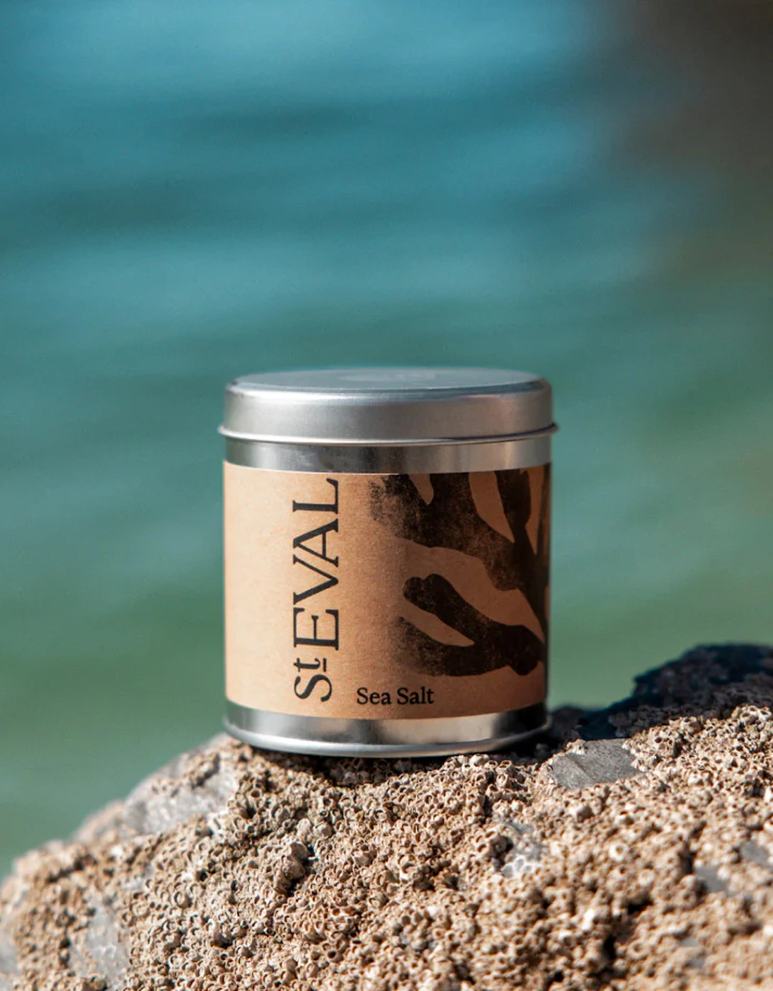 St Eval Scented Tin Candle Sea Salt