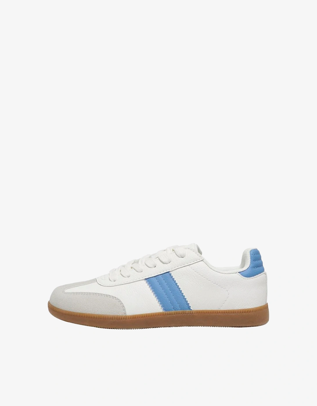 Women's Amber PU Sneaker White Dusk Blue