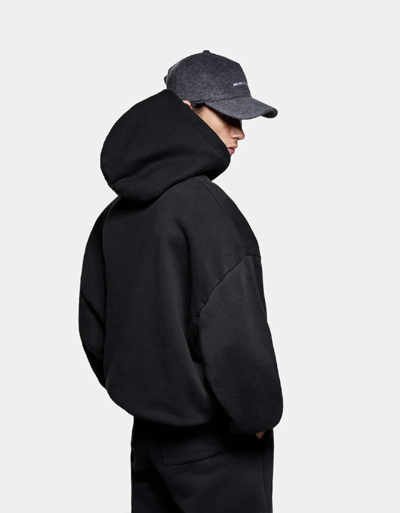 Oversized Linear Hoodie