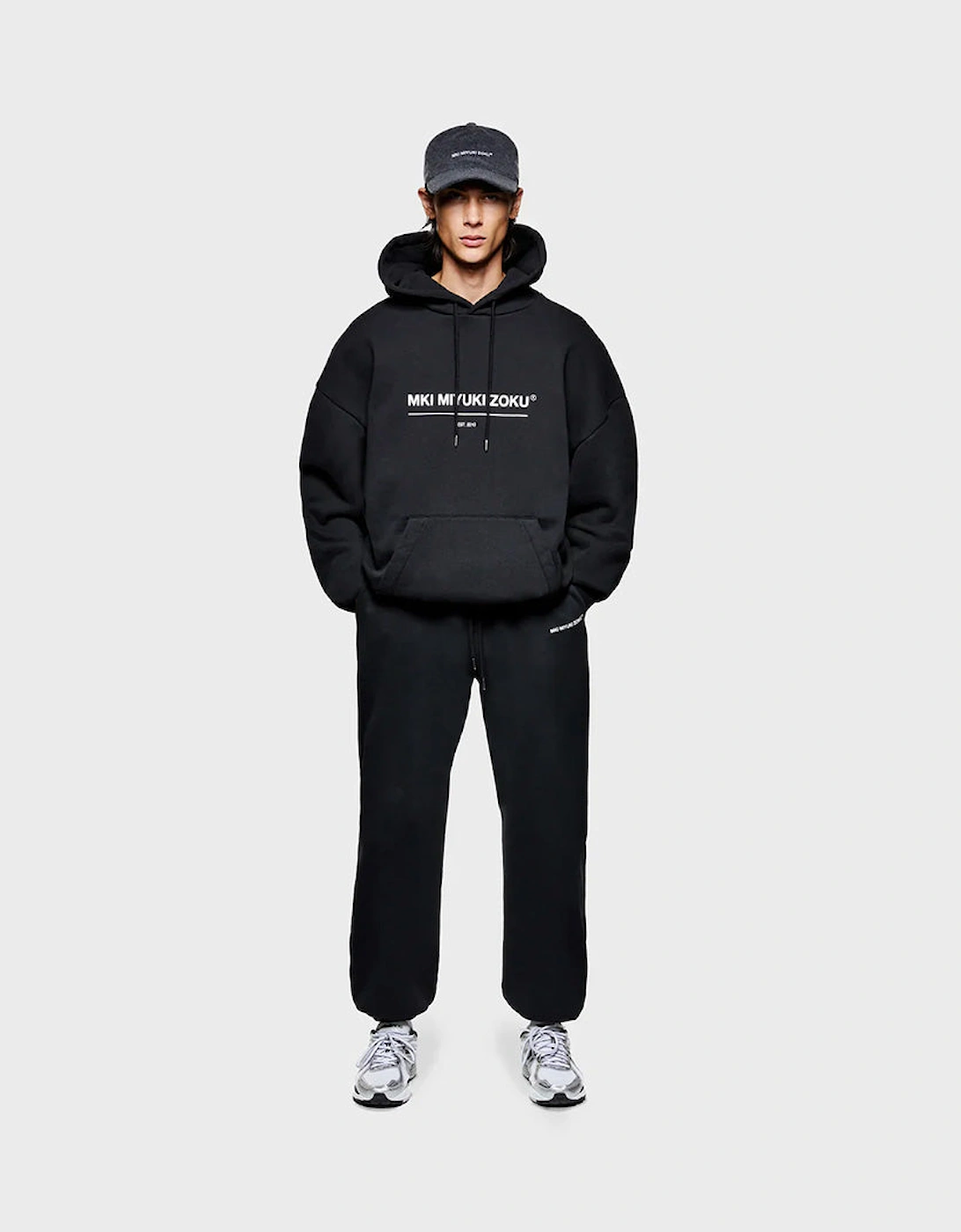 Oversized Linear Hoodie