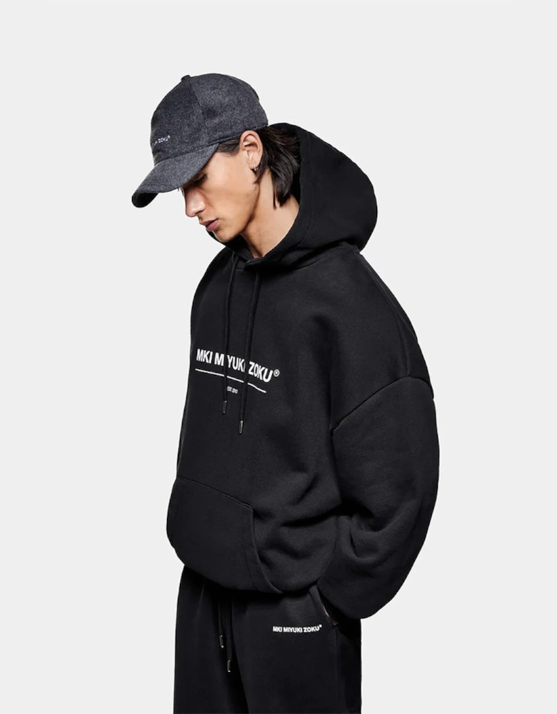 Oversized Linear Hoodie