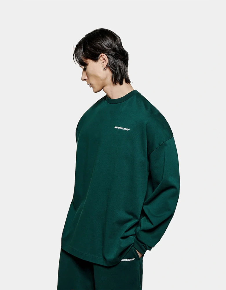 Oversized Long Sleeve Uniform T-Shirt