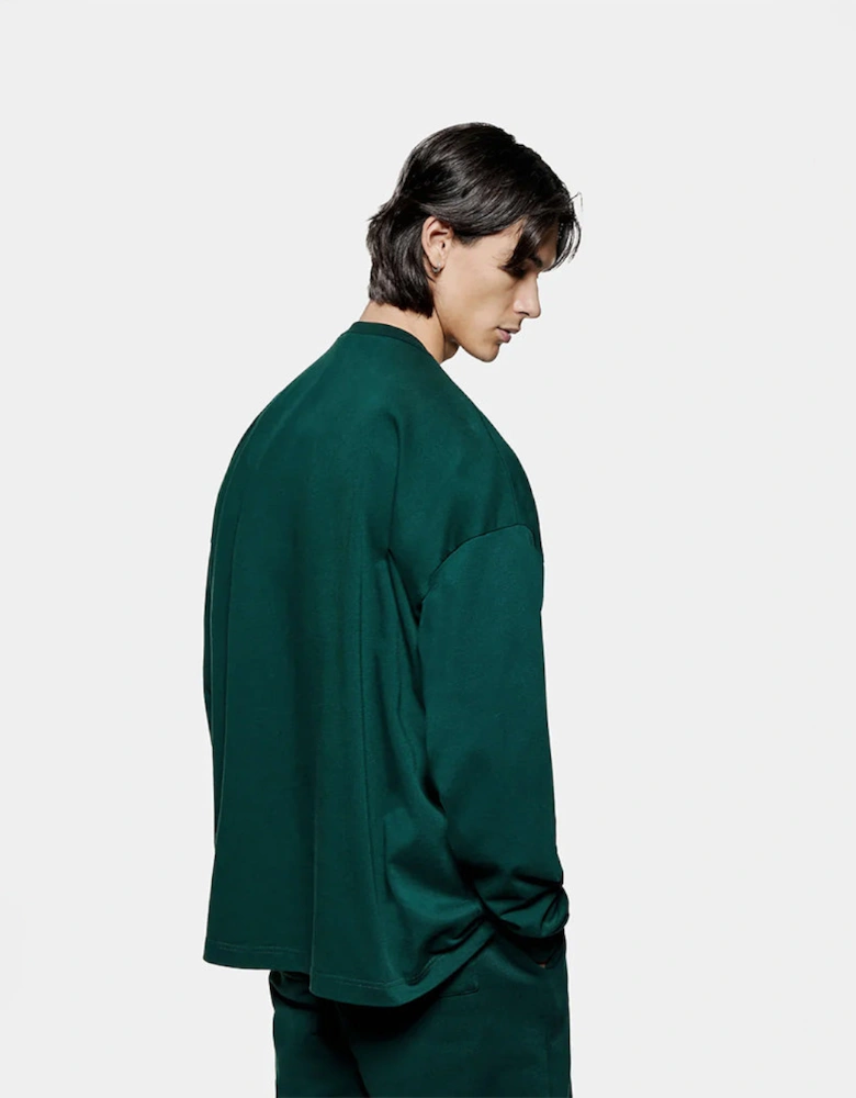 Oversized Long Sleeve Uniform T-Shirt