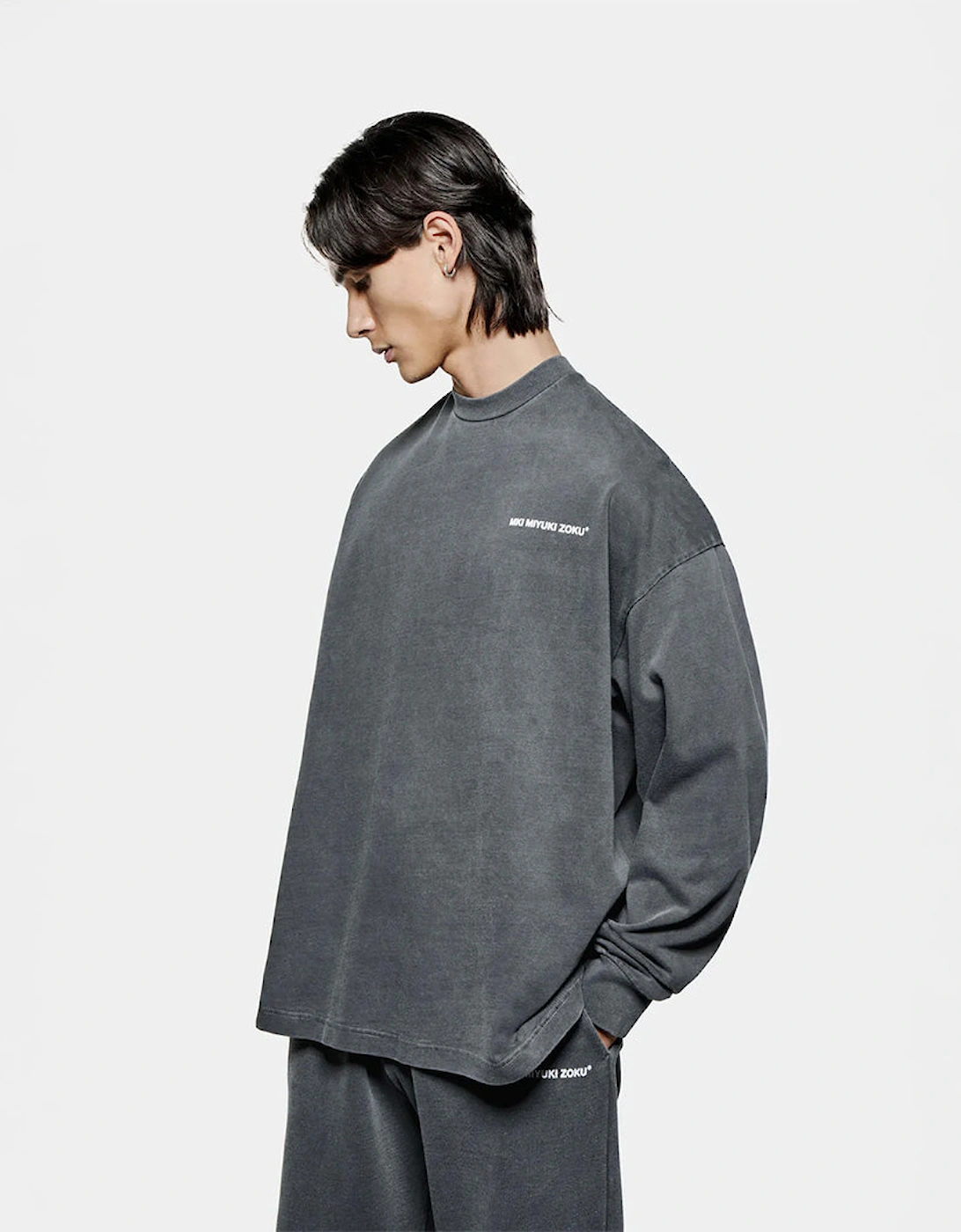 Oversized Long Sleeve Uniform T-Shirt