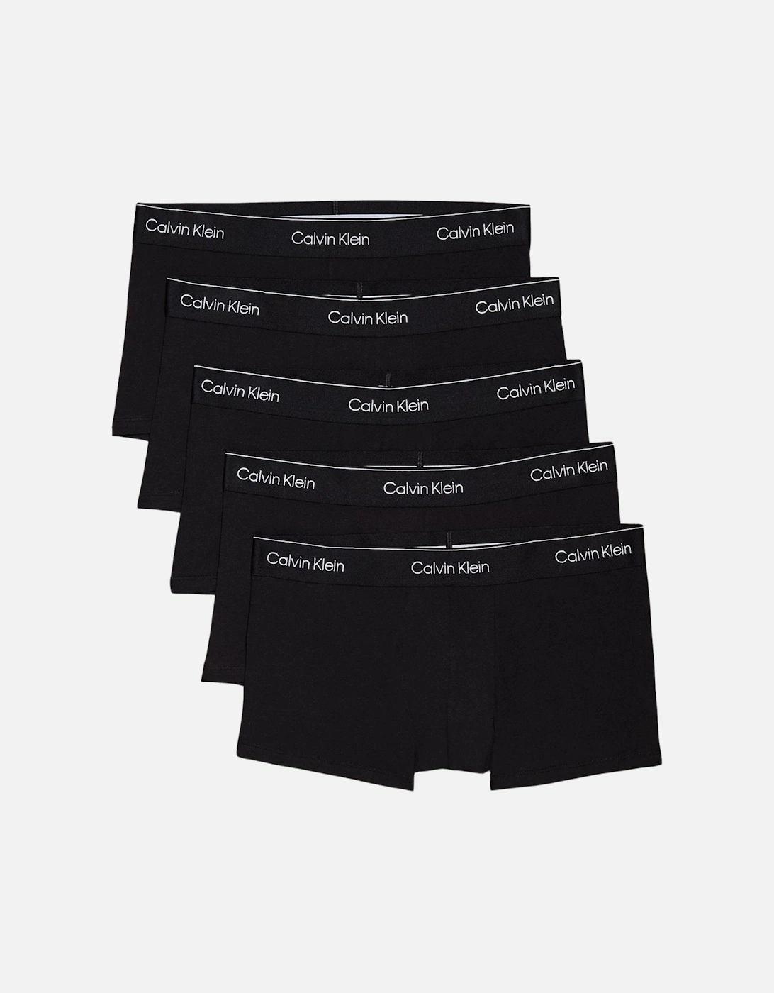 Calvin Klein Men's Black 5-Pack Icon Cotton Stretch Low-Rise Boxer Trunks, All - : 32/30/31 S