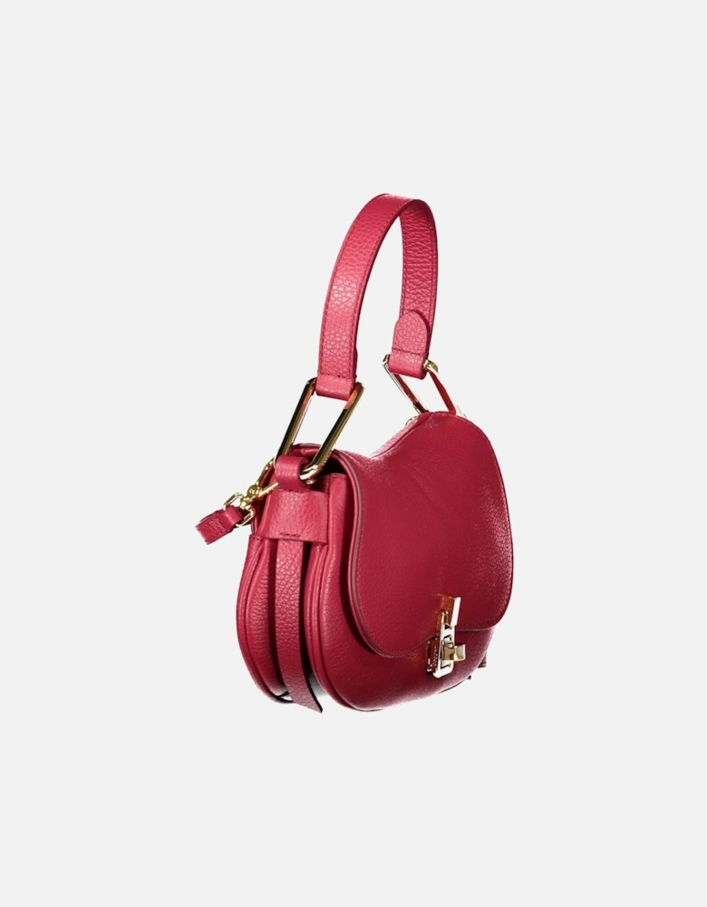 Magie Soft Leather Bag with Twist Closure Women - Red Handbags