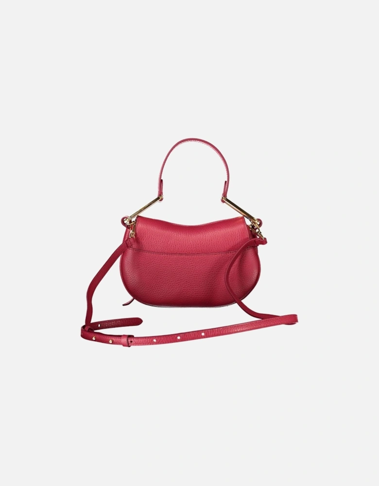 Magie Soft Leather Bag with Twist Closure Women - Red Handbags